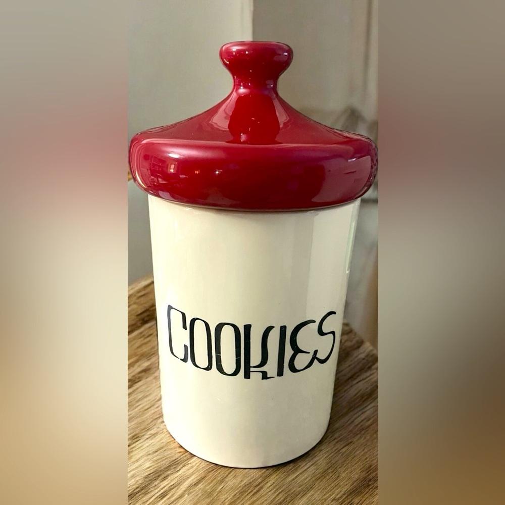 Vintage Holiday Designs Cookie Jar